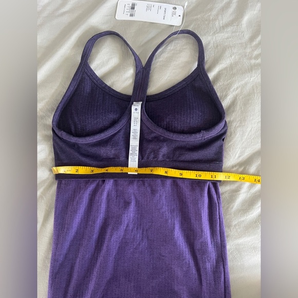 NWT CRZ Yoga Tank Built In Bra Berry Purple XS 0/2 - Picture 3 of 8
